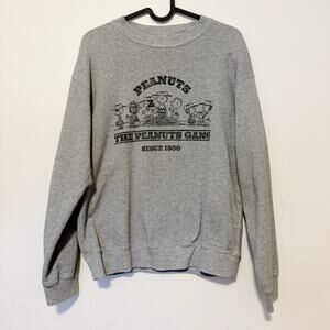 Uniqlo Peanuts Gray Sweatshirt Women's size XS
